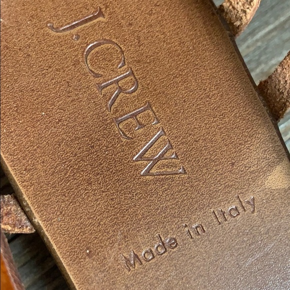 J.Crew Driftwood Vachetta Leather Sandals - Picture 11 of 11